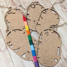 Load image into Gallery viewer, DIY Ornament Kit - Color-Your-Own-Ornament