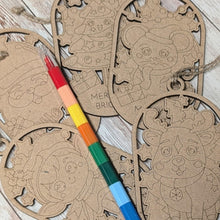 Load image into Gallery viewer, DIY Ornament Kit - Color-Your-Own-Ornament