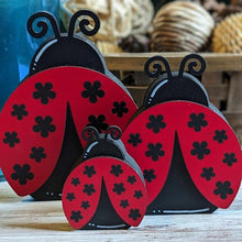 Load image into Gallery viewer, Chunky Ladybug Shelf Sitters - Large