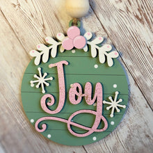 Load image into Gallery viewer, Hand-Painted Retro Inspired Christmas Ornaments | 1960s Vintage Style