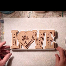 Load image into Gallery viewer, All-in-one DIY Valentine's kit with everything you need to create festive Valentine decor. DIY farmhouse Valentine’s Day decor kitf or creating  charming decorations.