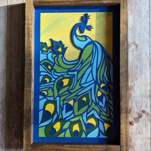Load image into Gallery viewer, Framed Sign - Mosaic Peacock