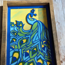 Load image into Gallery viewer, Framed Sign - Mosaic Peacock