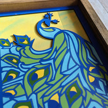Load image into Gallery viewer, Framed Sign - Mosaic Peacock