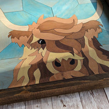 Load image into Gallery viewer, Framed Highland Cow Sign