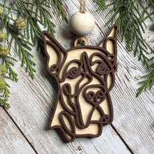 Load image into Gallery viewer, Doggie Doodle Christmas Ornament