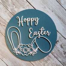 Load image into Gallery viewer, interchangeable frame, easter decor, bunny ears, interchangeable easter decor