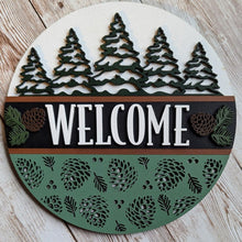Load image into Gallery viewer, Add-On - Interchangeable Frame - Forest Trees - Cozy Forest Trees Insert