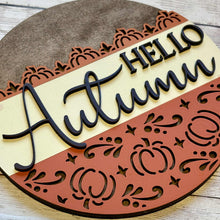 Load image into Gallery viewer, Add-On - Interchangeable Frame - Hello Autumn Pumpkins