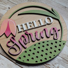 Load image into Gallery viewer, Add-On - Interchangeable Frame - Hello Spring (Tulip)
