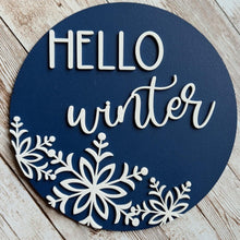 Load image into Gallery viewer, Add-On - Interchangeable Frame - Hello Winter