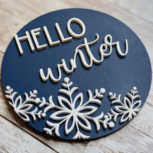 Load image into Gallery viewer, Add-On - Interchangeable Frame - Hello Winter