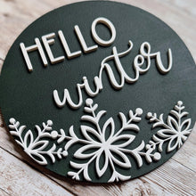 Load image into Gallery viewer, Add-On - Interchangeable Frame - Hello Winter