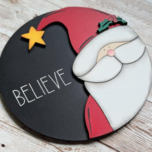 Load image into Gallery viewer, Add-On - Interchangeable Frame - Believe” Santa Christmas Insert