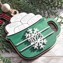 Load image into Gallery viewer, Personalized 2024 Family Ornament - Hot Cocoa with Marshmallows