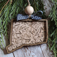 Load image into Gallery viewer, Floral State Ornaments