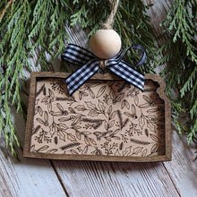 Load image into Gallery viewer, Floral State Ornaments