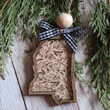 Load image into Gallery viewer, Floral State Ornaments