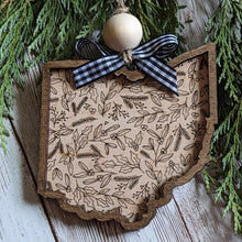 Load image into Gallery viewer, Floral State Ornaments