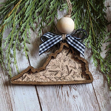 Load image into Gallery viewer, Floral State Ornaments