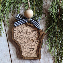 Load image into Gallery viewer, Floral State Ornaments