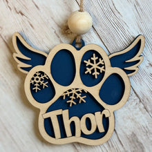 Load image into Gallery viewer, Personalized Pet Memorial Christmas Ornament - Dog or Cat