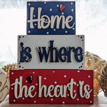 Load image into Gallery viewer, patriotic tiered tray decor