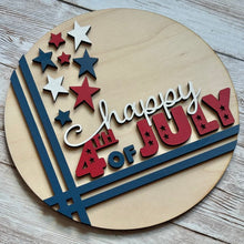 Load image into Gallery viewer, Add-On - Interchangeable Frame - Happy 4th of July