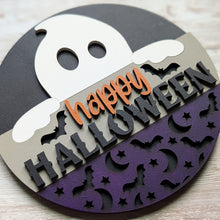 Load image into Gallery viewer, Add-On - Interchangeable Frame - Happy Halloween Ghost