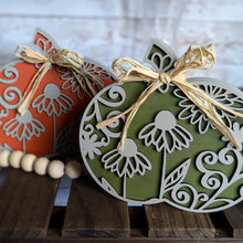 Load image into Gallery viewer, Chunky Pumpkins - Large - Flowers