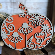 Load image into Gallery viewer, Chunky Pumpkins - Large - Flowers