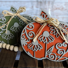 Load image into Gallery viewer, Chunky Pumpkins - Large - Flowers