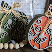 Load image into Gallery viewer, Chunky Pumpkins - Large - Flowers