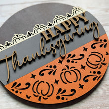 Load image into Gallery viewer, Add-On - Interchangeable Frame - Happy Thanksgiving