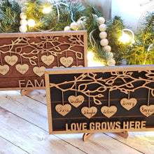 Load image into Gallery viewer, personalized family sign, personalized farmhouse sign, custom gift, personalized gift