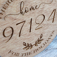Load image into Gallery viewer, There's No Place Like Home For the Holidays Ornament - Zip Code