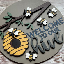 Load image into Gallery viewer, Add-On - Interchangeable Frame - Welcome to Our Hive
