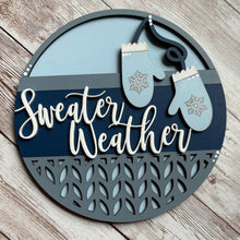 Load image into Gallery viewer, Add-On - Interchangeable Frame - Sweater Weather Mittens
