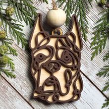 Load image into Gallery viewer, Doggie Doodle Christmas Ornament
