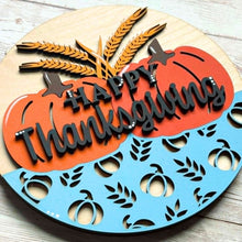 Load image into Gallery viewer, Add-On - Interchangeable Frame - Happy Thanksgiving Insert
