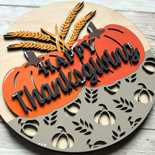 Load image into Gallery viewer, Add-On - Interchangeable Frame - Happy Thanksgiving Insert
