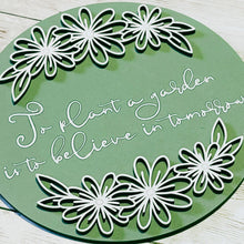 Load image into Gallery viewer, Add-On - Interchangeable Frame - To Plant a Garden is to Believe in Tomorrow
