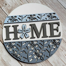 Load image into Gallery viewer, Off-season floral insert for customizable interchangeable frames
