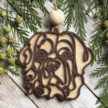 Load image into Gallery viewer, Doggie Doodle Christmas Ornament
