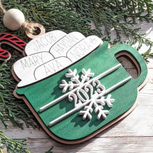 Load image into Gallery viewer, Personalized Family Ornament - Hot Cocoa with Marshmallows
