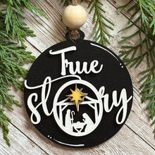 Load image into Gallery viewer, Hand-Painted Nativity Ornaments – Christian Holiday Tree Decorations
