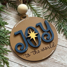 Load image into Gallery viewer, Hand-Painted Nativity Ornaments – Christian Holiday Tree Decorations
