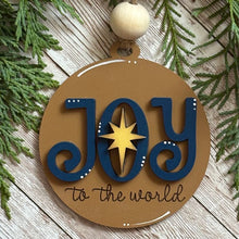 Load image into Gallery viewer, Hand-Painted Nativity Ornaments – Christian Holiday Tree Decorations
