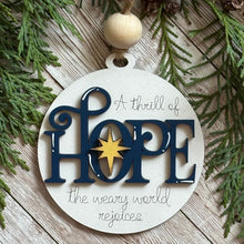 Load image into Gallery viewer, Hand-Painted Nativity Ornaments – Christian Holiday Tree Decorations
