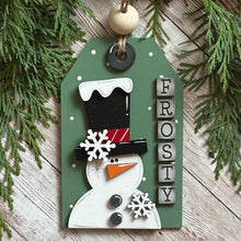 Load image into Gallery viewer, Hand-Painted Frosty Tag
